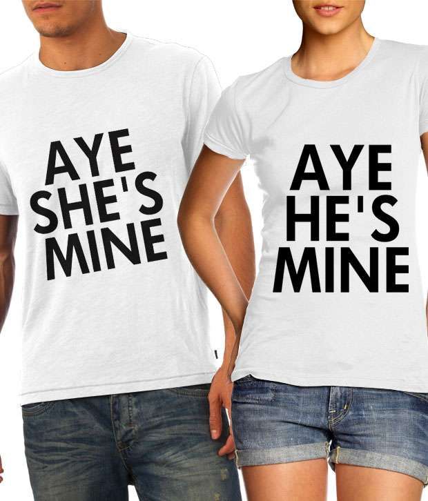 he's mine she's mine couple shirts