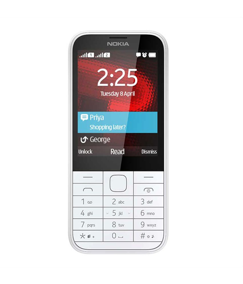 Nokia 225 Dual Sim White: Buy Nokia 225 Dual Sim White Online At Low 