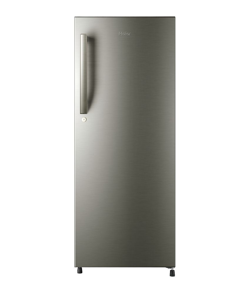 Haier 220 LTR 5 Star HRD2405BS Direct cool Refrigerator Silver Brush