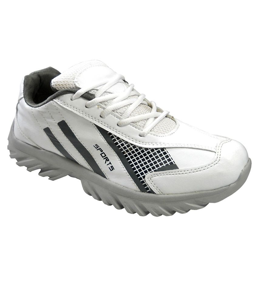Fast Trax Gray and White Mens Sports Shoes available at snapdeal for Rs.399