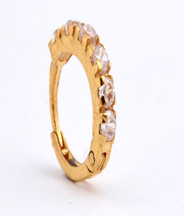 american diamond nose ring