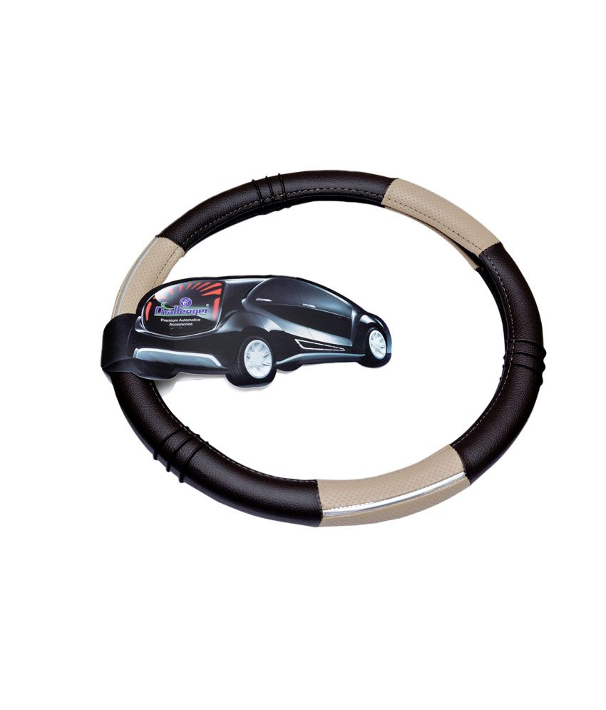 Challenger Steering Cover - Chrome - Medium available at snapdeal for Rs.375