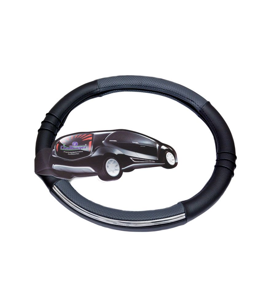 Challenger Steering Cover - Chrome - Small available at snapdeal for Rs.349
