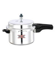 Moksh Silver Aluminium 3 Ltrs Pressure Cooker With Induction Base (1 Pc)