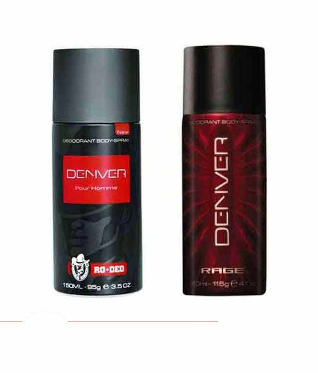 Denver (rage, Ro) Deodorant Pour Homme - 150ml Each (pack Of 2) available at snapdeal for Rs.389