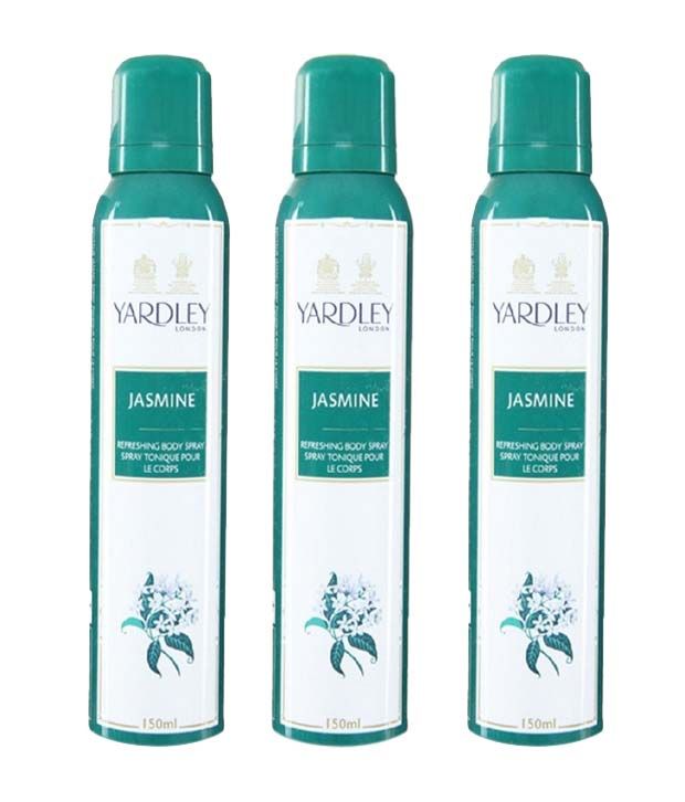 Yardley Jasmine Women Deo Pack Of 3-each 150 Ml available at snapdeal for Rs.549