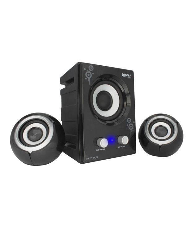 Zebronics Computer Multimedia 2.1 Speaker (Micro Drum)