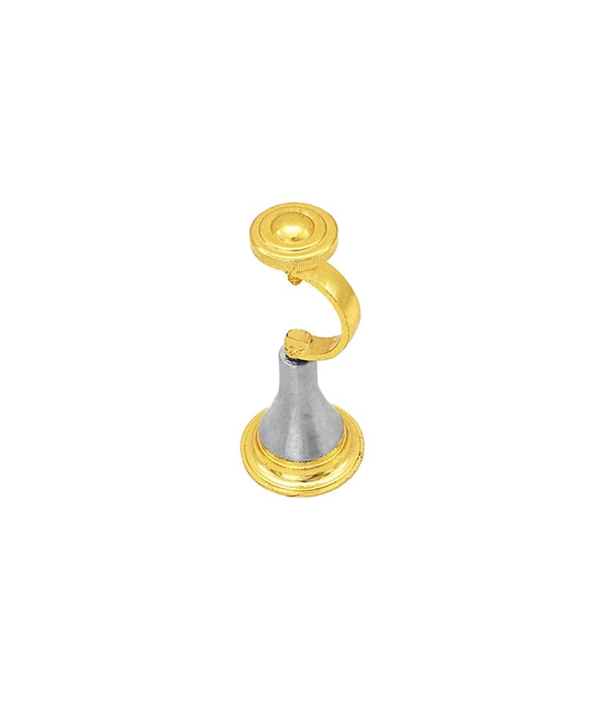 SmartShophar Gold Zinc Center Support Curtain Bracket available at snapdeal for Rs.190