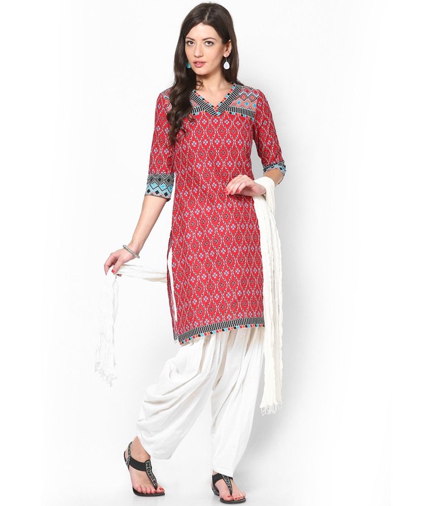 Cotton Free Size Patiala Salwar with Dupatta