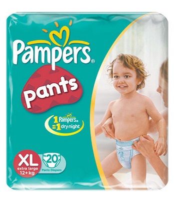 snapdeal pampers pants large
