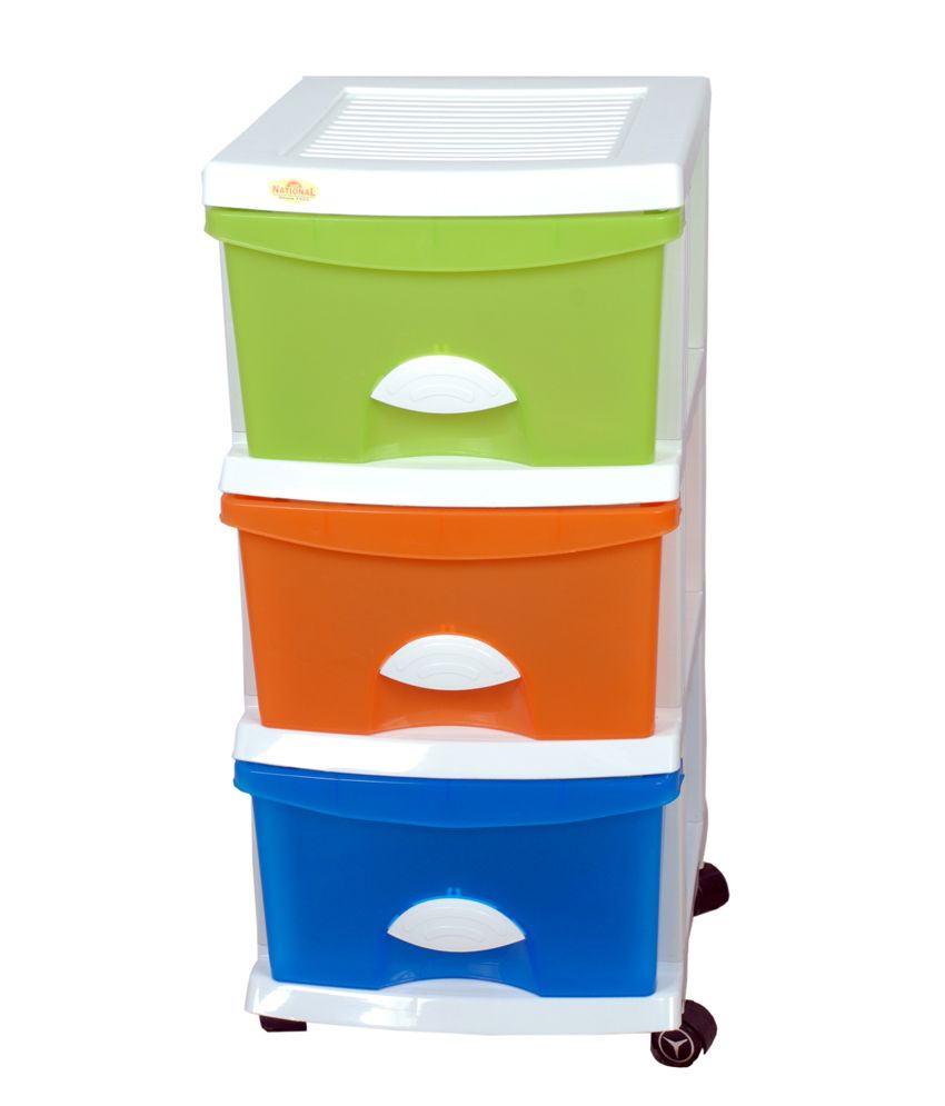 6 Off On National Plastics Multicolor Pvc Glossy Drawers On
