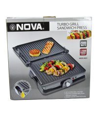 Nova NGS-2451 - Works as Electric Grill PAN + Sandwich and Snack Maker