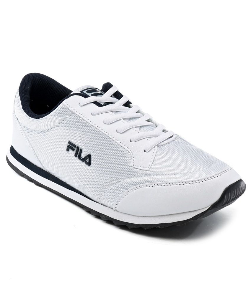 fila running shoes mens white