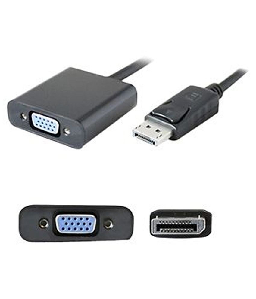 Aeoss Display Port DP Male to VGA Female Adapter Converter Cable for