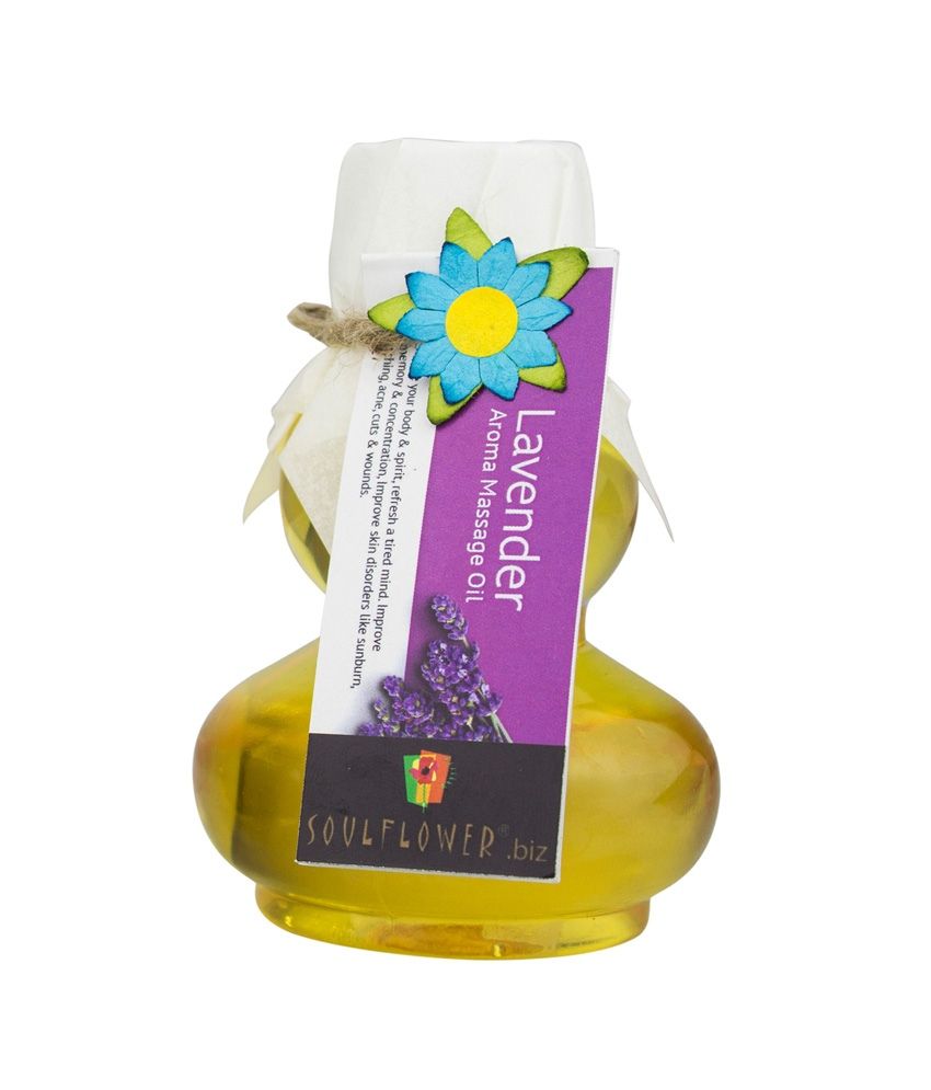 Soulflower Lavender Aroma Massage Oil Buy Soulflower Lavender Aroma