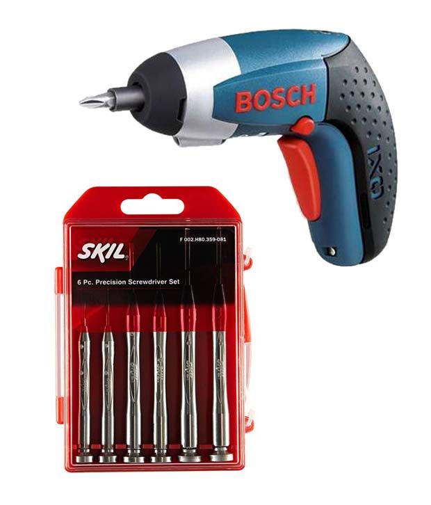 Bosch IXO 3 Professional Cordless Screwdriver With Free Skil Screwdriver set- 6 Pcs available at snapdeal for Rs.3479