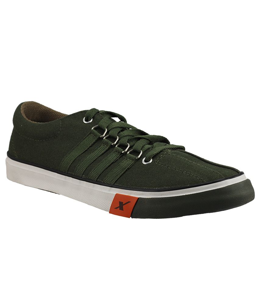 sparx green shoes