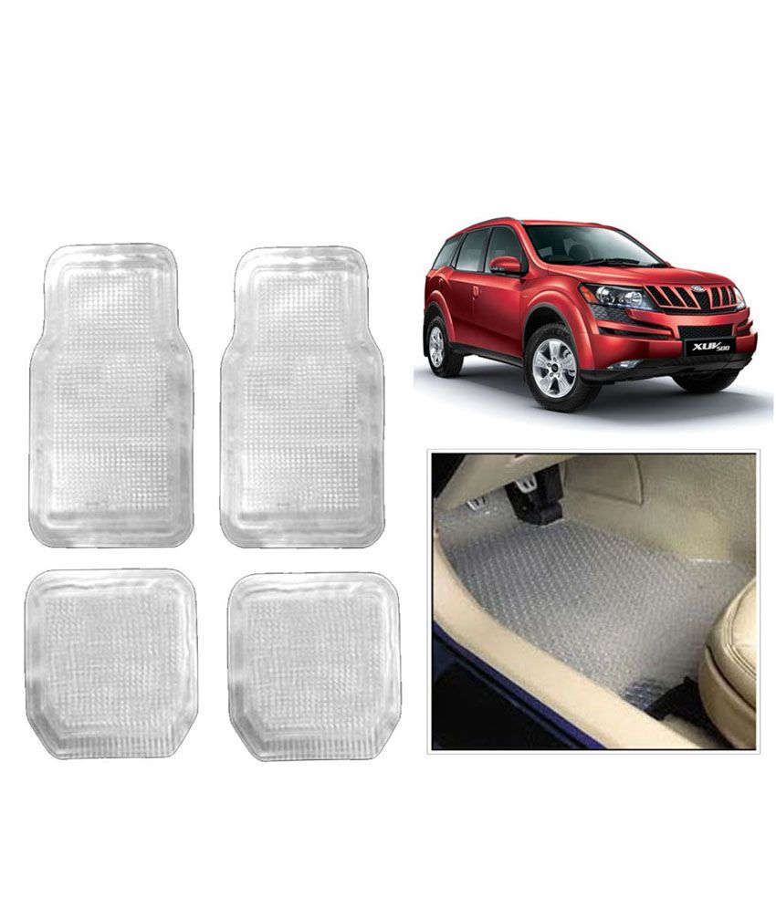 vheelocityin transparent white premium rubber car foot mat vheelocityin transparent white premium rubber car foot mat