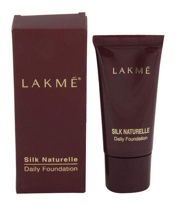 lakme silk natural foundation