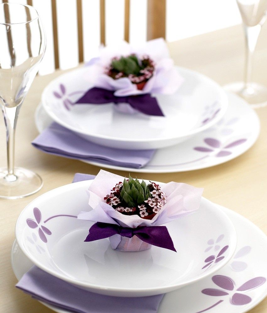 Corelle Asia Glass Warm Pansies Dinner Set (21 Pcs) available at snapdeal for Rs.11262