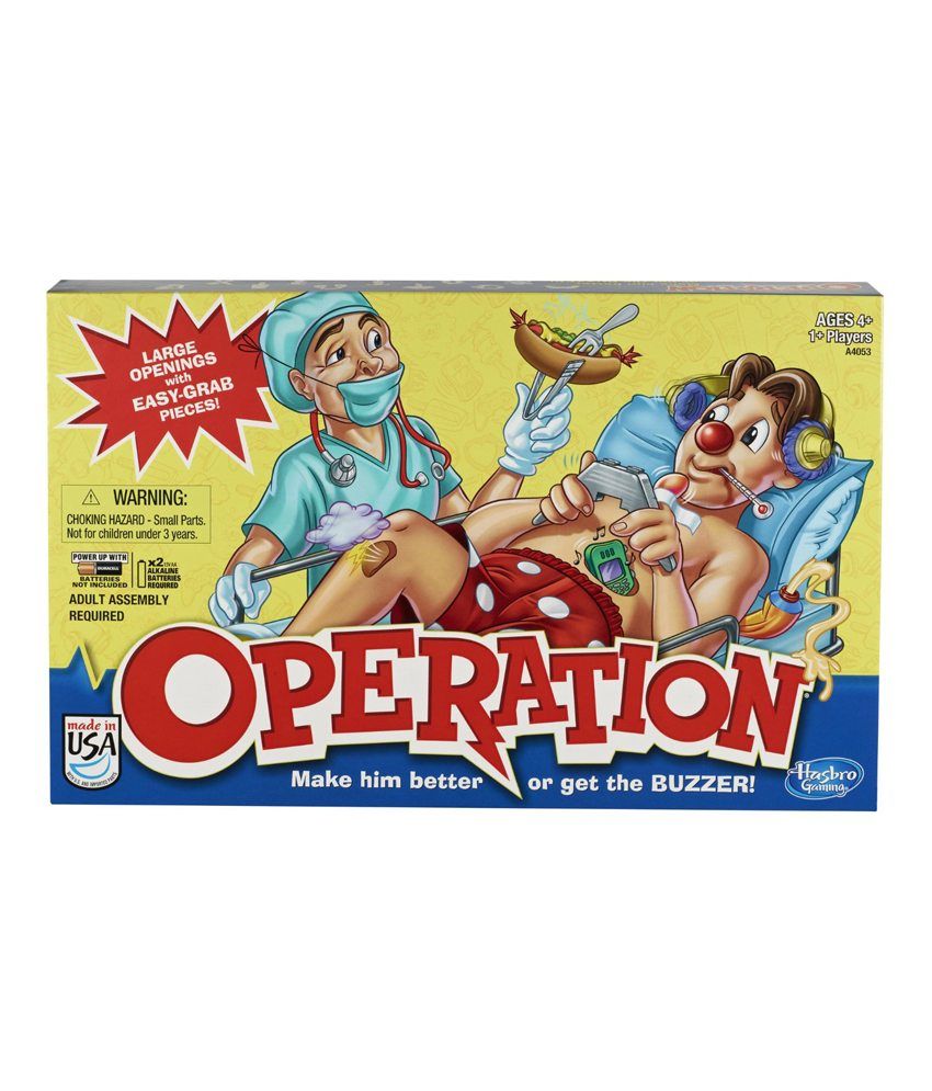 hasbro operation board game