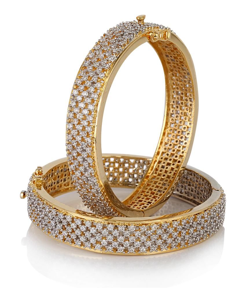 American diamond hot sale bangles flipkart