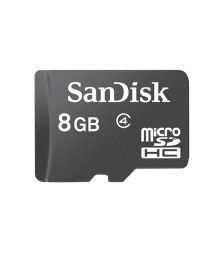 SanDisk microSDHC Card 8GB, CLASS 4