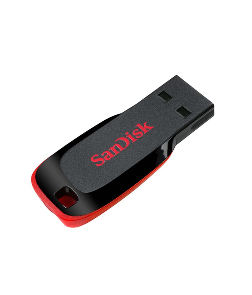  SanDisk Cruzer Blade USB Flash Drive 8GB Rs.242 From Snapdeal