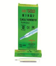 MCP SMIC Gold Clinical Oval Thermometer 10 pcs