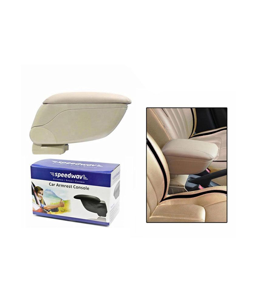 Speedwav Car Armrest Console Beige Color- Maruti Celerio