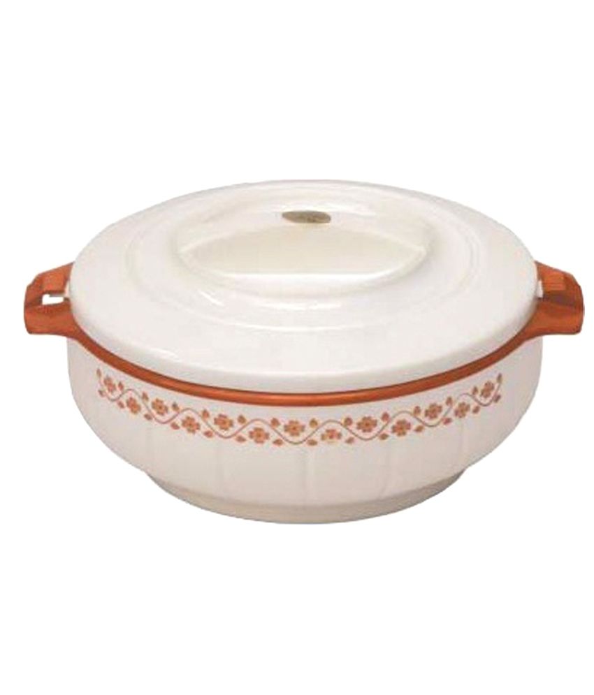 Princeware 500 ml Brown Stainless Steel Fantasy Insulated Casserole available at snapdeal for Rs.205