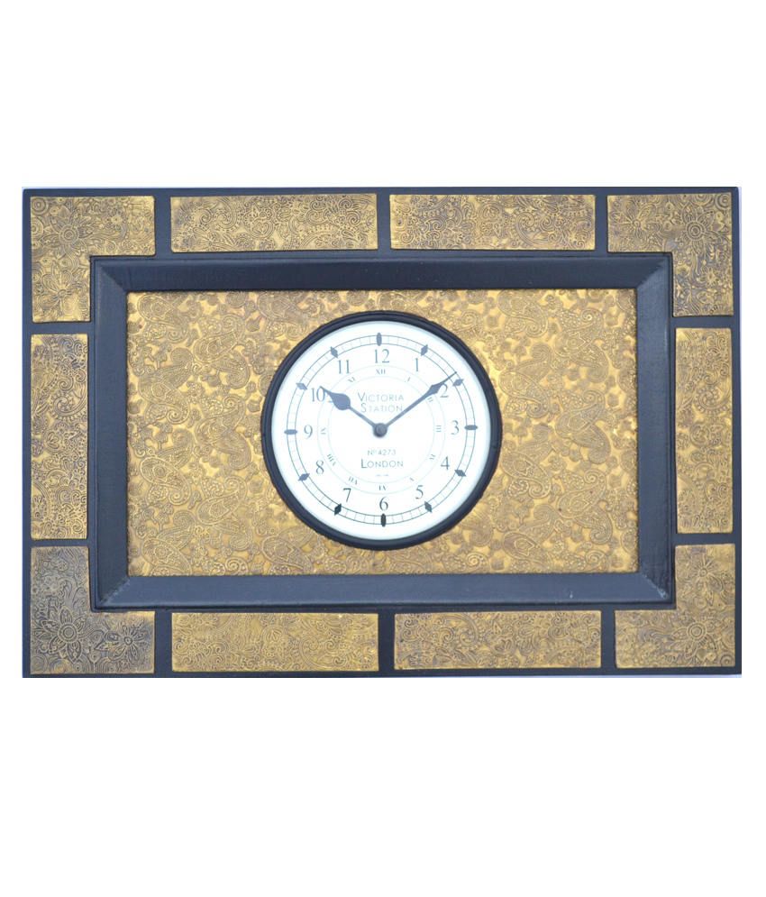 Jordaar Antique Brass Hand Crafted Wall Clock available at snapdeal for Rs.1899