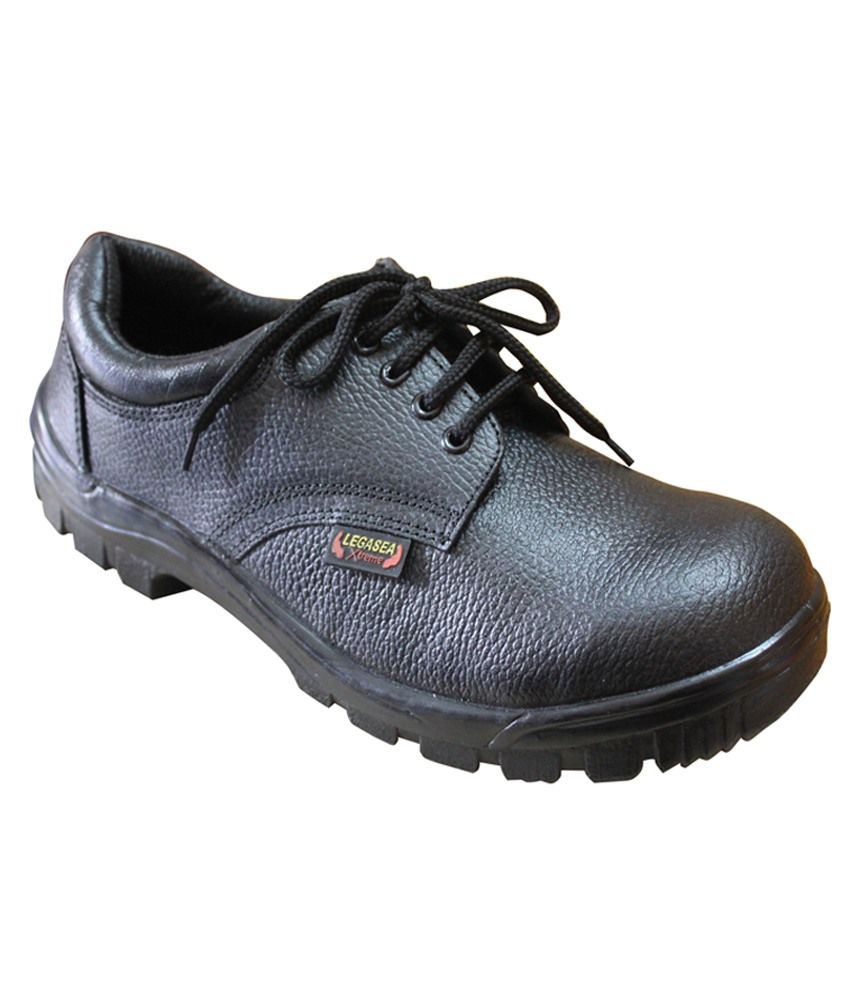 Legasea Black Mens Office Safety Shoes Buy Legasea Black Mens Office