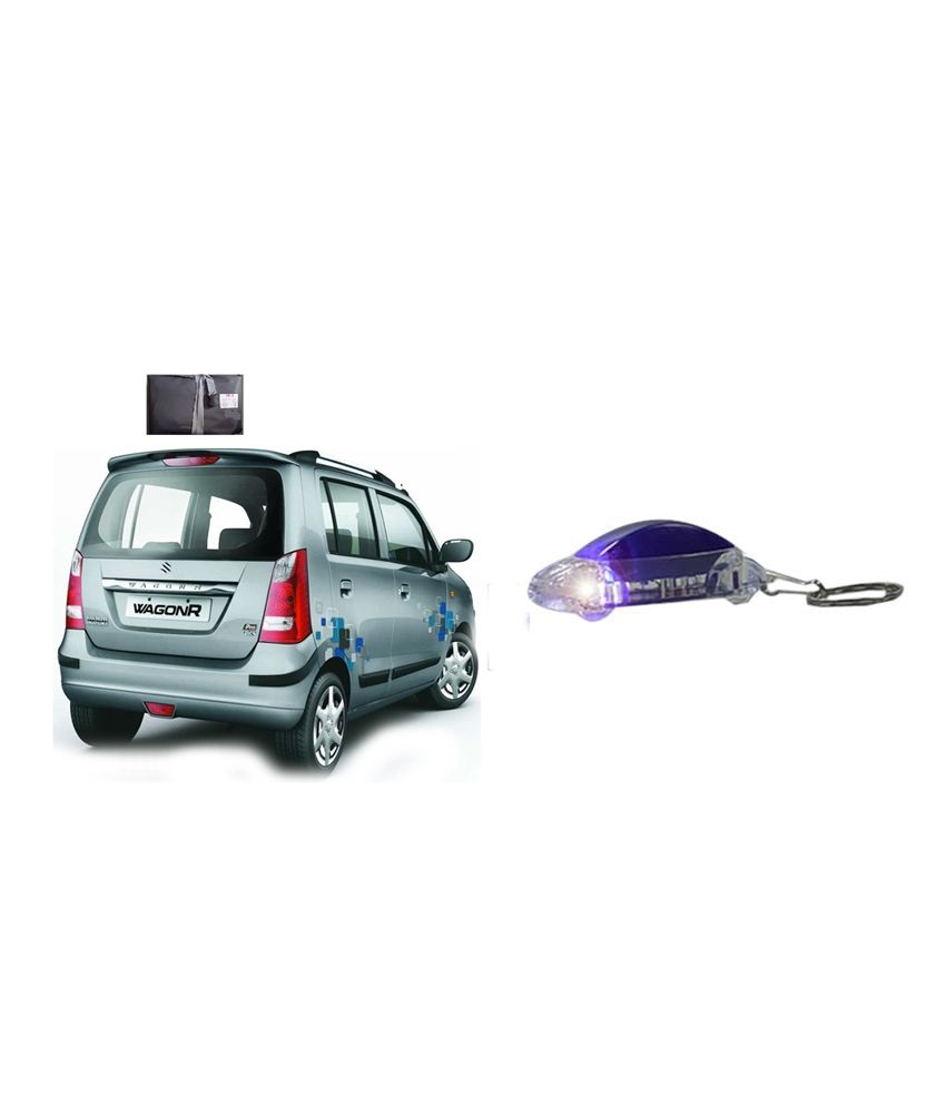 Uneestore-Car Body Cover-Maruti Wagon R 2007 With Free Carry Bag And Car Led Key Chain Worth Rs 199 available at snapdeal for Rs.719