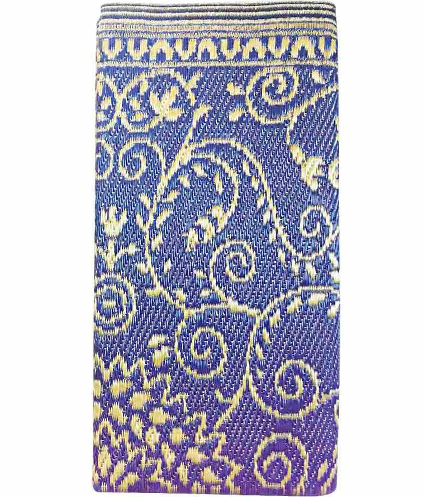 Sapna Mats Printed Carpet Blue