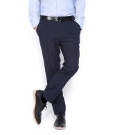 Style Blue Regular Formal Trouser