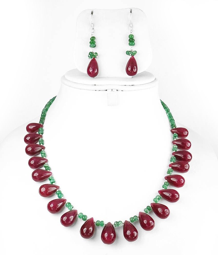 Ruby on sale string necklace