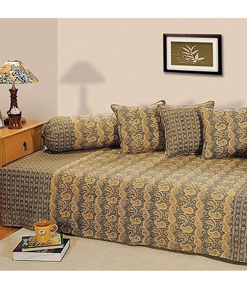 Swayam Brown Traditional Cotton Diwan Set (6 Pcs) Buy Swayam Brown