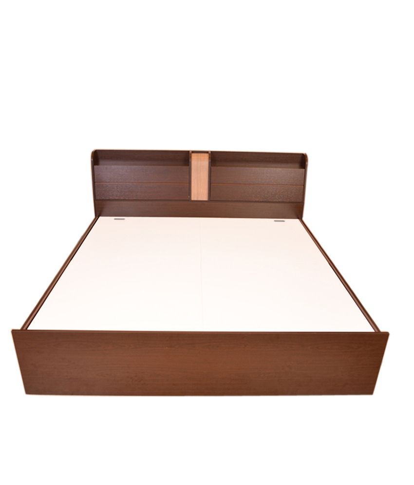 ... beds king size beds hometown magna king size storage bed in walnut