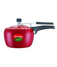 Prestige 3 Ltrs Apple Plus Red AluminiumPolished Pressure Cooker