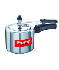 Prestige 2 Ltrs Nakshatra Silver Aluminium Straight Wall Pressure Cooker