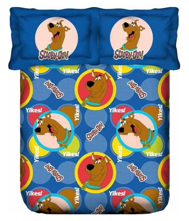 Portico New York Blue And Yellow Baby Themes Cotton Single Bedsheet With 1 Pillow Cover available at snapdeal for Rs.699