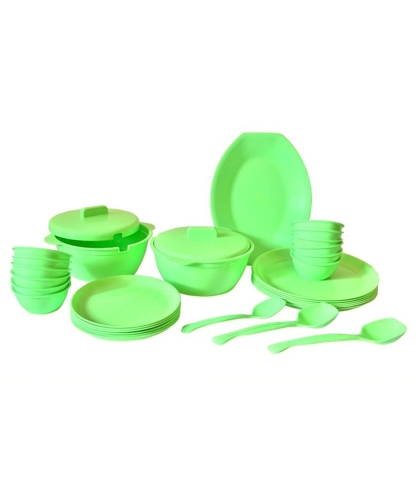 Asp Green Dinner - Set Of 32 Pcs