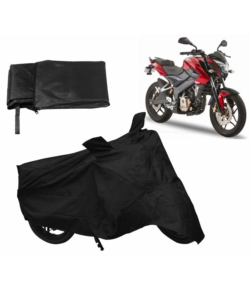 Relax Auto Accessories Bike Body Cover For Bajaj Pulsar Ns 200 Double Seater - Black