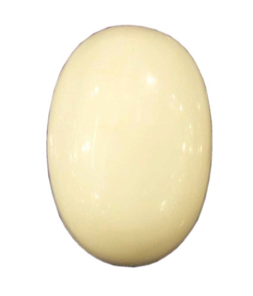 Vishal Gems White Coral (monga) Loose Gemstone