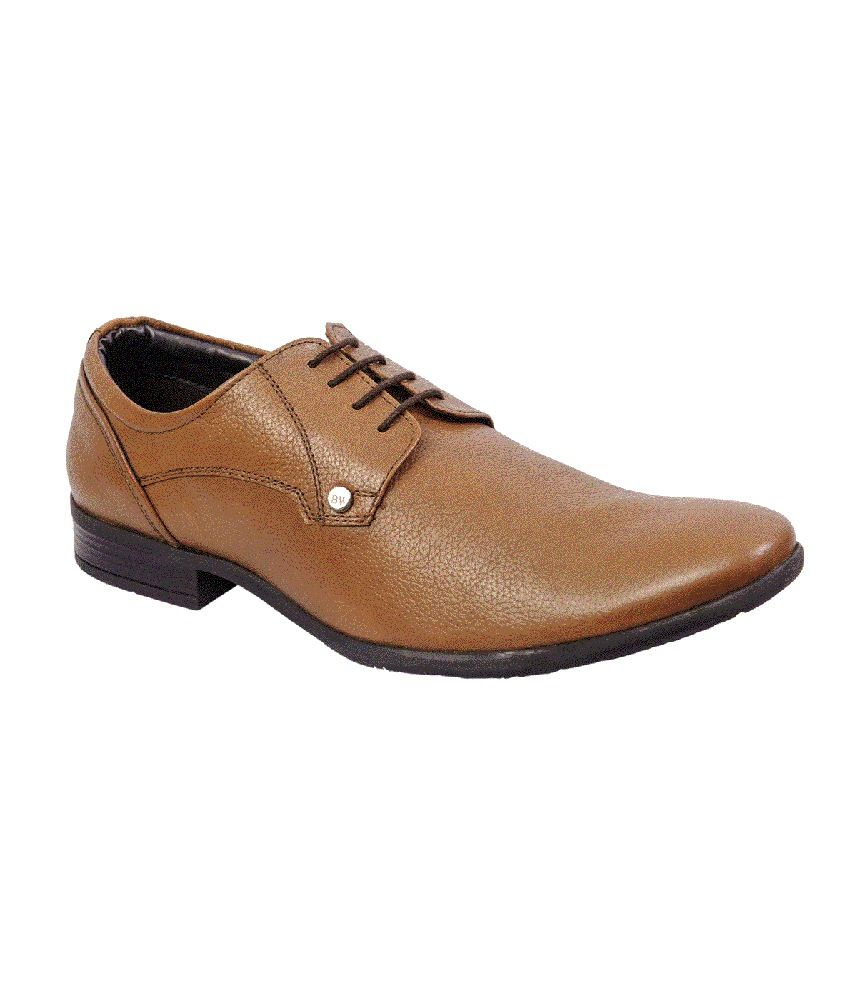 25% OFF on Khadim's British Walkers Brown Leather Derby Shoes on