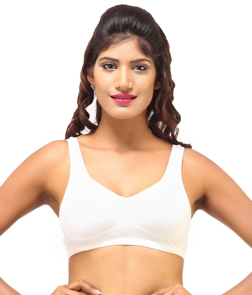 24 OFF on Desiharem White Racerback Bra on Snapdeal PaisaWapas