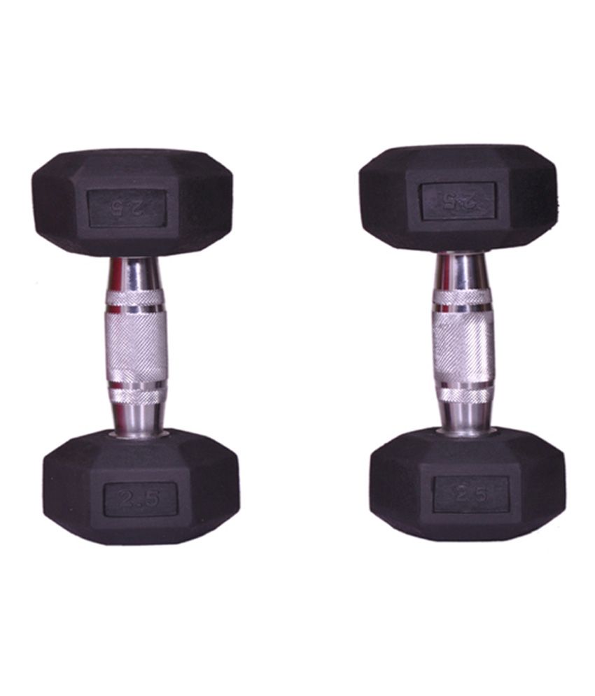 Buy Watson Synthetic 2.5 Kg Steel Dumbbells 2.5 2 5kg on Snapdeal