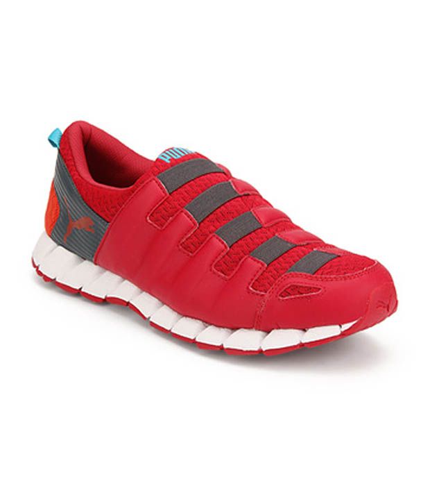 Puma Red Osu V4 Dp Slip-on Mesh/textile Running Sport Shoes available at snapdeal for Rs.4898