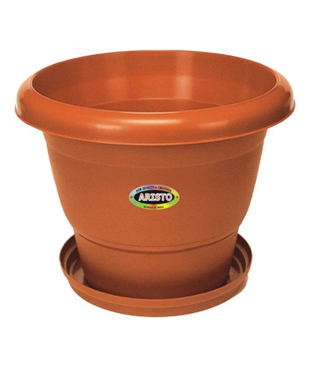 Aristo Houseware Plastic Planter With Tray- 1 Pc available at snapdeal for Rs.302